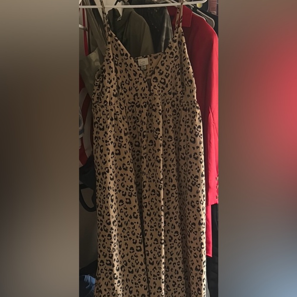 leopard print maxi dress